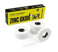 SPORTTAPE 6 Rotoli Nastro per Dita 1,25cm x 10m - Bianco | Nastro Ossido di Zinco Rigido per BJJ, Arrampicata, Golf & Canottaggio | Strappabile a Mano, Protezione Dita & Pollici (3x2 Rotoli)