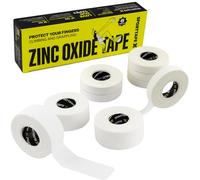 SPORTTAPE Kit Taping Dita - 9 Rotoli Nastro Ossido di Zinco bianco - 6× 1,25 cm + 3× 2,5 cm x 10 m - Tape per dita per Arrampicata, Bouldering, BJJ, Arti Marziali, Pallamano & Pallavolo