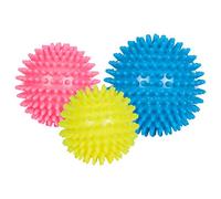 SPORTTEC Palla di Riccio Palla di Massaggio Riflessologia Auto Massaggio Morbida 6 cm Neon Orange