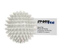 SPORTTEC Palla di Riccio Palla di Massaggio Riflessologia Massaggio Auto massaggiante Duro 6 cm Grigio Chiaro