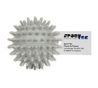 SPORTTEC Palla di Riccio Palla di Massaggio Riflessologia Massaggio Auto massaggiante Duro 6 cm Grigio Chiaro