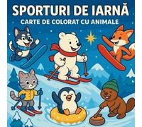 Sporturi de Iarn¿ - Carte de colorat cu animale