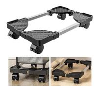 SPORWAY CPU Holder Cart: Supporto per PC con 4 Ruote, Supporto per PC Case Stand Regolabile, Carrello Porta Computer Tower, Supporto per Computer Desktop Adatto alla Maggior Parte dei Computer