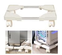 SPORWAY CPU Holder Cart: Supporto per PC con 4 Ruote, Supporto per PC Case Stand Regolabile, Carrello Porta Computer Tower, Supporto per Computer Desktop Adatto alla Maggior Parte dei Computer