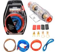 SPORWAY Set di Cavi per Amplificatori Auto 10 GA, Subwoofer e Audio 1500 W