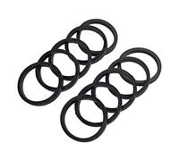 Sporzilla Anelli di gomma per chiusure a stella | 25 mm e 30 mm | 10 pezzi | Ricambio per anelli manubri e bilancieri | Ricambio | Durevole
