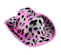 Sposa Cappello Da Cowboy Per Festa di Nozze Illuminato Decors LED Light-up Cowgirls Cappello Per La Primavera All'aperto Sunproof Illuminato Cowboy