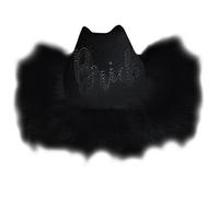 Sposa Cowgirl Cappello Sposa Cappello Cowboy Festa Nuziale Addio al nubilato Cowgirl Fedoras Bachelorette Cappelli Per Sposa