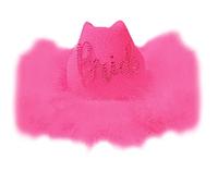 Sposa Cowgirl Cappello Sposa Cappello Cowboy Festa Nuziale Addio al nubilato Cowgirl Fedoras Bachelorette Cappelli Per Sposa