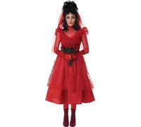 California Costumes Costume da sposa da inferno per Halloween, Rosso, M