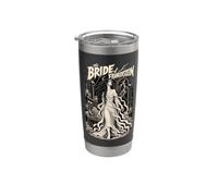 Sposa di Frankenstein Classico Gotico Horror Film Mostro Bicchiere termico in acciaio inox doppia parete