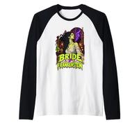 Sposa di Frankenstein Retro Gothic Horror Maglia con Maniche Raglan