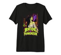 Sposa di Frankenstein Retro Gothic Horror Maglietta Premium