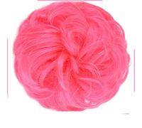 Sposa disordinata Big Hair Chignon riccio con clip a pettine nella copertura della coda di capelli Estensione della coda di cavallo Capelli finti naturali sintetici-#10