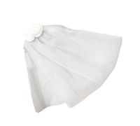 Sposa Forcina Con Velo Doppio Strato Per Ragazze Balletcore Rosetta Per Concorso Primes Accessori Per Capelli Livello Puntelli