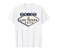 Sposa Las Vegas 2025 Moglie Viaggio di nozze di luna di miele Maglietta