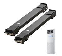 Sposta Lavatrice - Base Stabile 48x5x4 Cm, Rulli Di Supporto In Ferro, Cursori Regolabili Per Apparecchi Con Di Bilanciamento Della Puleggia Per Un Trasferimento Agevole | Rullo Per Elettrodom