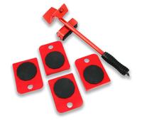 Sposta Mobili Fino a 150Kg, Set Da 5 Ruote per Sollevatore Mobili