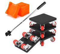 Spostare Mobili Pesanti Girevoli, Sposta Mobili con Ruote, Kit per Sollevatore Mobili per Trasportatori di Frigorifero, Divano, Tavoli