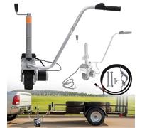 Spostatore elettrico per rimorchi da 5000 libbre, ruota per rimorchio da 350 W e 12 V con velocità di movimento di 22 piedi/min, altezza del morsetto regolabile da 12,6'' a 16,5'', spostatore per im