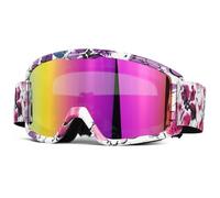 SPOSUNE Occhiali da sci e neve, antivento, anti-appannamento, protezione UV, per uomo e donna, per moto da cross, ATV, fuoristrada, OTG