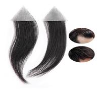 Spot Bald Spot Patch Toupee Cicatrice 100% Sostituzione Dei Capelli Umani,Patch Di Parrucca Umana Per Donna E Uomo Che Diradano I Capelli O Il Sistema Di Capelli (2PCS,3x3x4)