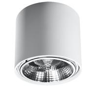 Spot Bianco Alluminio Rotondo Moderno Versatile Jasmynn Cucina Piano Plafoniera