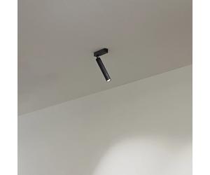 Spot Contemporaneo Bambù Metallo Nero Led 10W 3000K