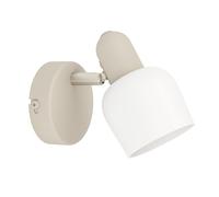 Spot Contemporaneo Corato In Acciaio Color Sabbia 1 Luce E14 18W Ip20
