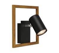 Spot Contemporaneo Frey Metallo Nero 1 Luce Gu10 [EEK: A++]