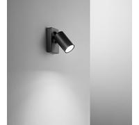 Spot Contemporaneo Oddy Alluminio Nero 1 Luce Gu10 Ip20