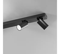 Spot Contemporaneo Oddy Alluminio Nero 5 Luci Gu10