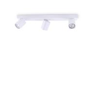 Spot Contemporaneo Rudy Alluminio Bianco 3 Luci Gu10 35W 3000K Ip20 [EEK: A++]