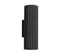 Spot Da Parete Interno Nero H: 20Cm Piccolo Su Giù 2X GU10 Lampada Faretto