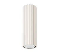Spot Da Soffitto A Muro GU10 D: 6,5 Cm H: 20 Cm In Crema Lampada Moderna