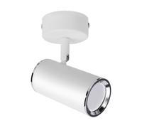 Spot Da Soffitto Lampada GU10 Orientabile B: 7 Cm H: 12 Cm Piccola Bianca A Muro
