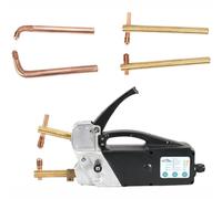 Spot Elettrico Saldatore Saldatrice elettrica punti Saldatrice Pistola portatile portatile a doppio lato per acciaio dolce, strumento di riparazione per lamiera da 2,0 + 2,0 mm, macchina mon