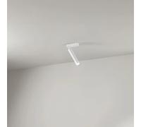 Spot Moderno Bambù Metallo Bianco Led 10W 3000K