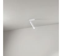 Spot Moderno Bambù Metallo Bianco Led 10W 3000K