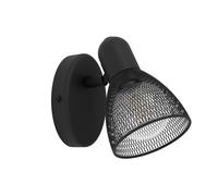 Spot Moderno Carovigno In Acciaio Nero 1 Luce E14 28W Ip20