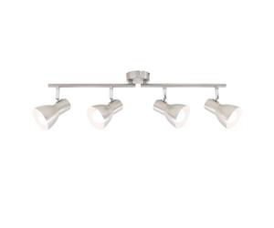 Spot Moderno Cup Metallo Nickel Satinato 4 Luci E14