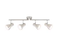 Spot Moderno Cup Metallo Nickel Satinato 4 Luci E14 [EEK: A++]