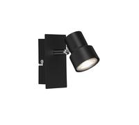 Spot Moderno Rock Metallo Nero 1 Luce Gu10 3000K