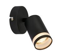 Spot Moderno Rub Metallo Nero 1 Luce Gu10 [EEK: A++]