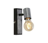 Spot Nordico Kiko Metallo Argento Argento Antico 1 Luce E27 [EEK: A++]