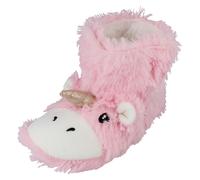 Spot On Pantofole Bootee Per Donne Con Unicorno X2111