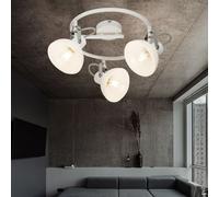 Spot Rotondo Plafoniera Orientabile Cromata Glasspots Bianco Illuminazione [EEK: Non valutato]