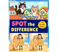SPOT the DIFFERENCE Book for Ages 8-13 & Seniors: Large Print Animal Puzzles in Premium Color | Fun Brain Game Activity