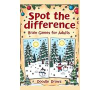 Spot the Difference - Brain Games for Adults (Paperback): Picture Puzzle Book with 120+ Pages of Activities for Memory, Focus and Cognitive Skills ... | Concentration, Stress Relief | Best Gift