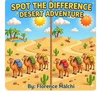 Spot the Difference Desert Adventure: A Fun Search and Find Puzzle Activity Book for Kids Ages 4-8